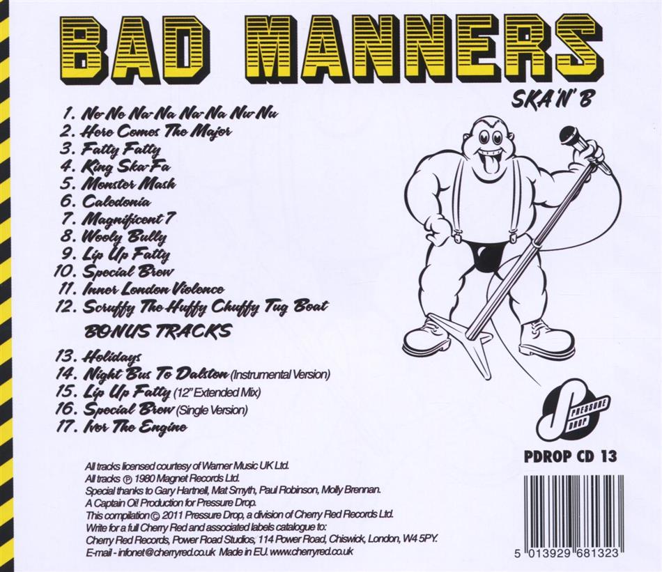 Ska N B By Bad Manners Cede Com