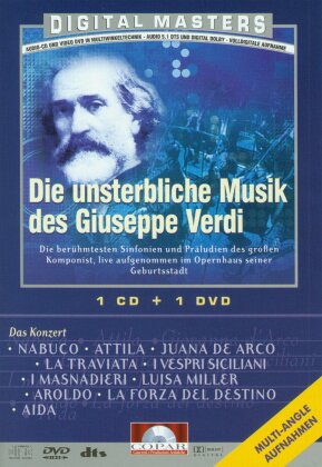 Giuseppe Verdi (1813-1901) - The immortal Music (DVD + CD)