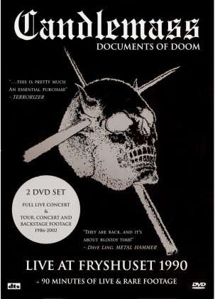 Candlemass - Documents of Doom / Live at Fryshuset 1990 (2 DVDs)