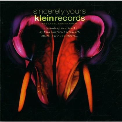 Sincerly Yours (Sofa Surfers) - Various - Klein Records