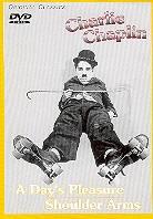 Charlie Chaplin - A day's pleasure / Shoulder arms (b/w)