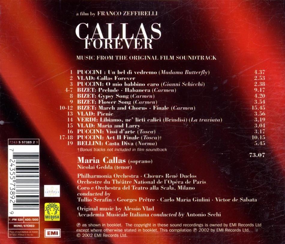 OST (International Version) by Callas Forever & Maria Callas - CeDe.ch