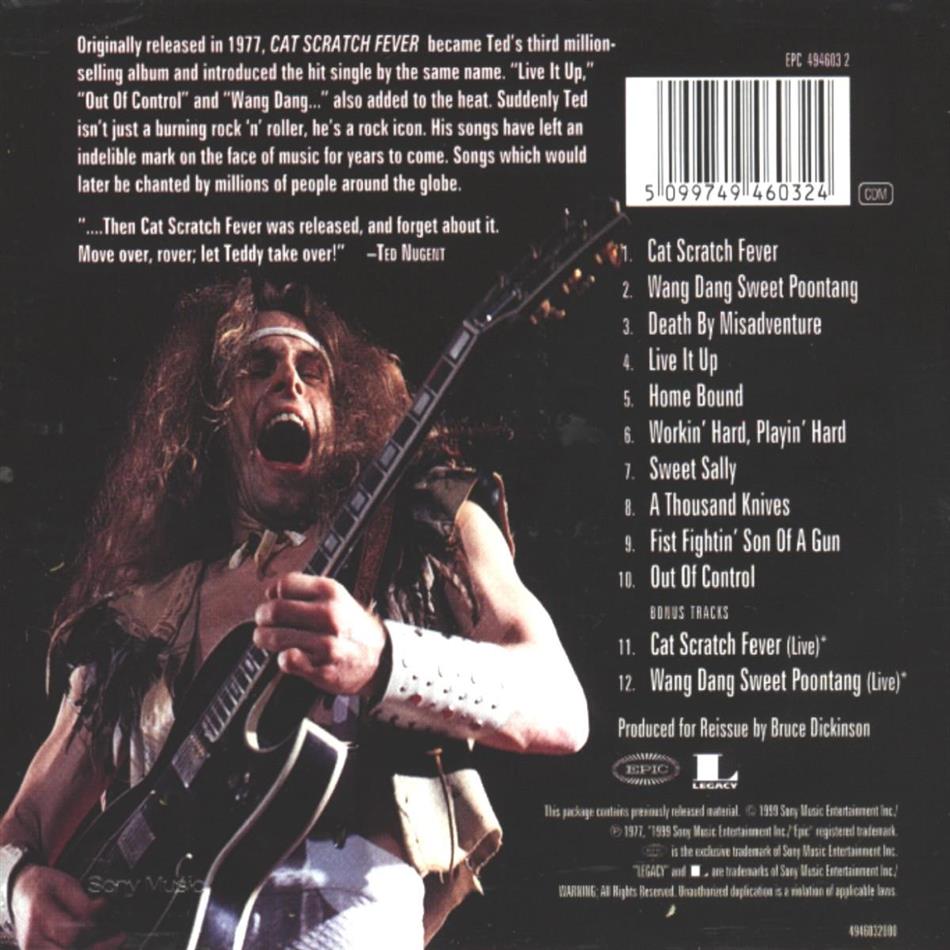 Cat Scratch Fever By Ted Nugent Cede Com Cat Scratch Fever By Ted Nugent Cede Com