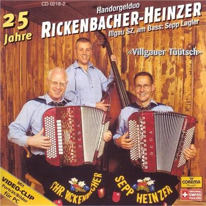 Rickenbacher-Heinzer - 25 Jahre Handörgeli Duett