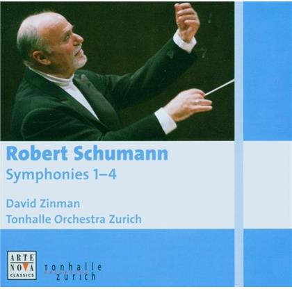 Zinman David / Tonhalle Orchester Zürich & Robert Schumann (1810-1856) - Sinfonien 1-4 (2 CDs)