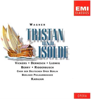 Karl Riddenbusch, Helga Dernesch, Vickers, Richard Wagner (1813-1883) & Herbert von Karajan - Tristan Und Isolde (4 CD)