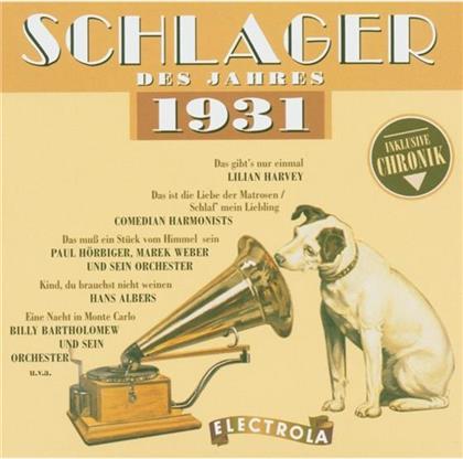 Schlager Des Jahres - Various - 1931