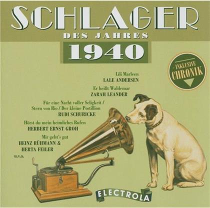 Schlager Des Jahres - Various - 1940