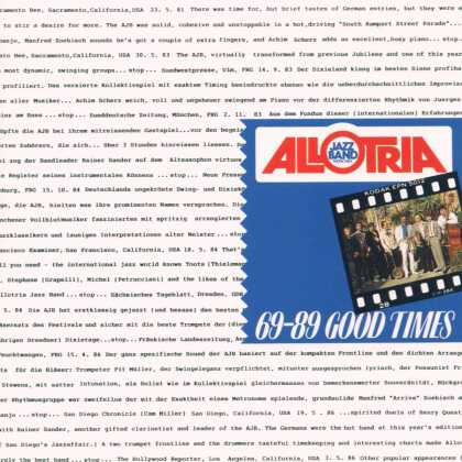 Allotria Jazz Band - Good Times, 69-89