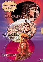 Cofanetto Epici - Cleopatra/Alessandro il Grande/Braveheart (3 DVDs)
