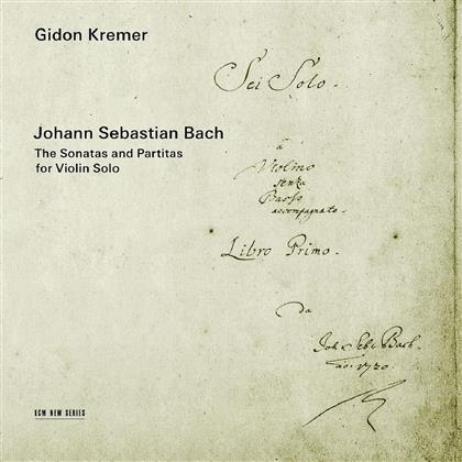 Johann Sebastian Bach (1685-1750) & Gidon Kremer - Sonaten Und Partiten Für Solo Violine - Sonatas And Partitas For Violin Solo (2 CDs)