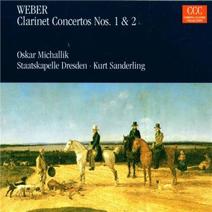 Staka Dresden/Sanderling,K. & Carl Maria von Weber (1786-1826) - Klarinettenkonzerte 1+2