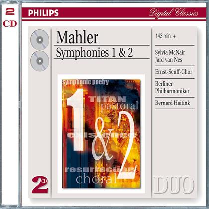 Haitink Bernard/Bp & Gustav Mahler (1860-1911) - Sinfonie 1+2 (2 CDs)