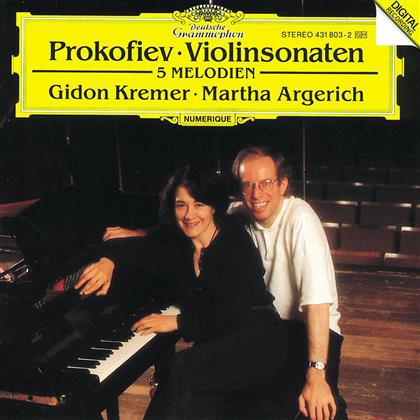 Serge Prokofieff (1891-1953), Gidon Kremer & Martha Argerich - Violinsonaten 1+2 Melod