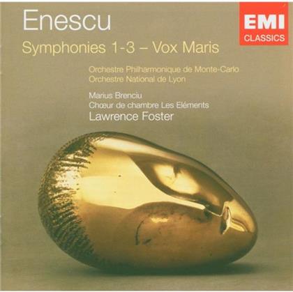 Lawrence Foster & George Enescu (1881-1955) - Sinfonie 1-3/Vox Maris (2 CDs)