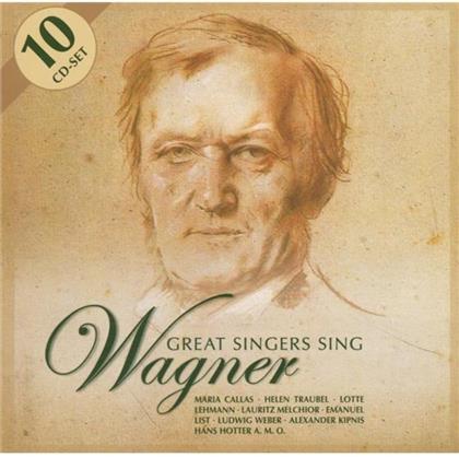 Frida Leider, Margarete Bäumer, Johanna Gadski, Helen Traubel, … - Great Singers Sing Wagner (10 CDs)