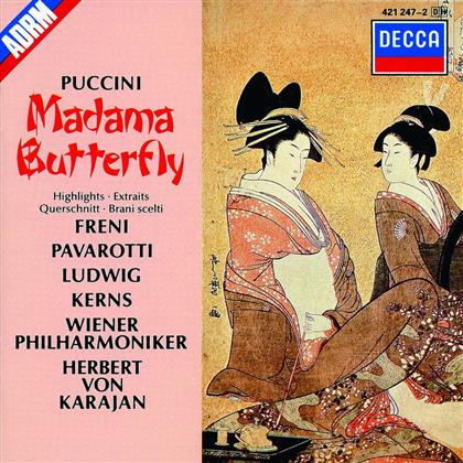 Kerns, Giacomo Puccini (1858-1924), Herbert von Karajan, Mirella Freni & Luciano Pavarotti - Madame Butterfly - Auszüge