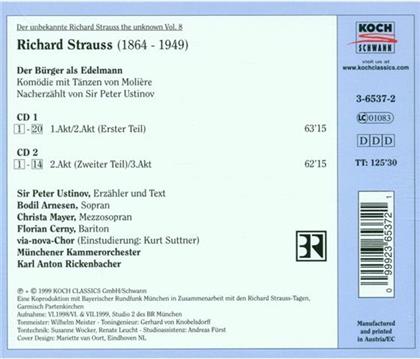 Ustinov Sir Peter / Rickenbac & Richard Strauss (1864-1949) - Der Bürger Als Edelmann (2 CDs)