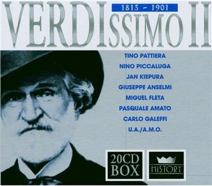 Div Orchester/Sänger-Innen & Giuseppe Verdi (1813-1901) - Verdissimo 2 (20 CDs)