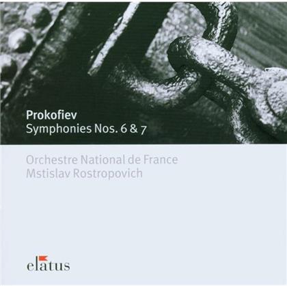 Mstislav Rostropovitsch & Serge Prokofieff (1891-1953) - Sinfonie 6+7