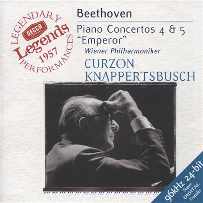 Clifford Curzon & Ludwig van Beethoven (1770-1827) - Klavierkonzert 4+5