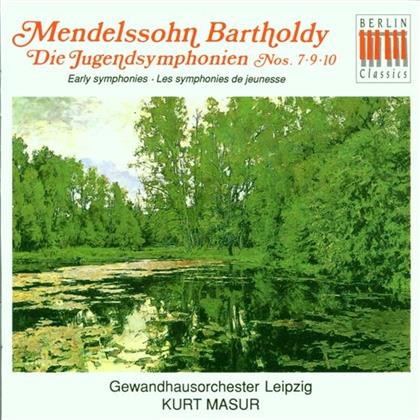 K./Gol Masur & Felix Mendelssohn-Bartholdy (1809-1847) - Jugendsinfonien 7,9,10
