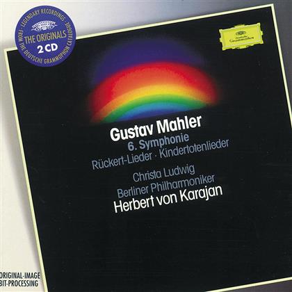 Christa Ludwig, Gustav Mahler (1860-1911), Herbert von Karajan & Berliner Philharmoniker - Sinfonie 6/Kindertotenlieder/Rücker - 2 (2 CDs)