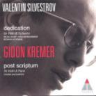 Kremer Gidon / Sacharov & Valentin Silvestrov - Widmung Für Violine Und Orchester/Sonate