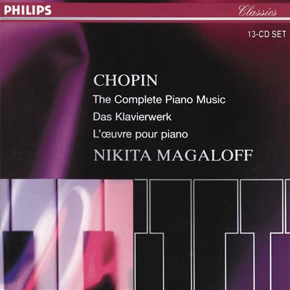 Nikita Magaloff & Frédéric Chopin (1810-1849) - Klavierwerke Komplett (13 CD)