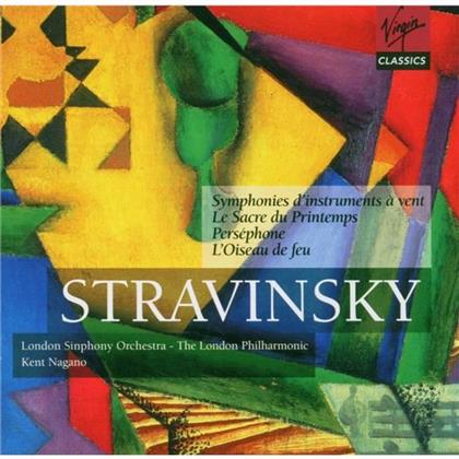 Kent Nagano & Igor Strawinsky (1882-1971) - Sacre Du Printemps/Feuervogel (2 CD)