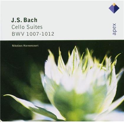 Nikolaus Harnoncourt & Johann Sebastian Bach (1685-1750) - Cellosuiten 1-6 (2 CDs)