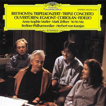 Mark Zeltser, Ludwig van Beethoven (1770-1827), Herbert von Karajan, Anne-Sophie Mutter, … - Tripelkonzert, Ouvertüren: Egmont - Coriolan - Fidelio