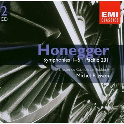 Michel Plasson & Arthur Honegger (1892-1955) - Sinfonie 1-5 (2 CD)