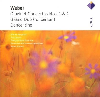 Boeykens/Meyer/Duchable & Carl Maria von Weber (1786-1826) - Klarinettkonzert 1+2/Duo Concertan