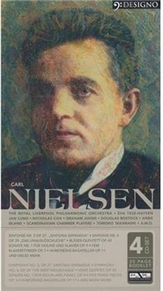 Div Orchester+Solisten & Carl August Nielsen (1865-1931) - Designo Best Of - Nielsen (4 CDs)