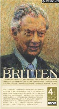 Div Orchester+Solisten & Benjamin Britten (1913-1976) - Designo Best Of - Britten (4 CD)