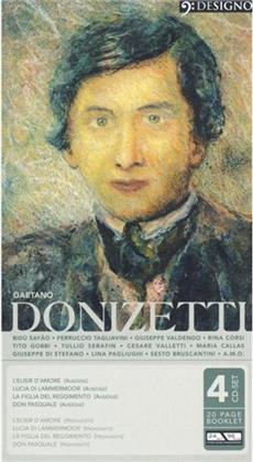 Div Orchester+Solisten & Gaetano Donizetti (1797-1848) - Designo Best Of - Donizetti (4 CDs)
