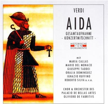 Chor und Orchester des Palacio de Belles Artes Mexico City, Giuseppe Verdi (1813-1901), Fabritiis Olivier De, Maria Callas, … - Aida - Mexico City 1951 (2 CDs)