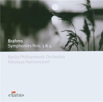 Nikolaus Harnoncourt & Johannes Brahms (1833-1897) - Sinfonie 3+4