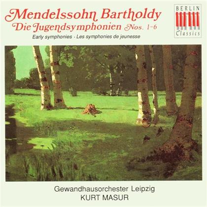 K./Gol Masur & Felix Mendelssohn-Bartholdy (1809-1847) - Jugendsinfonien 1-6