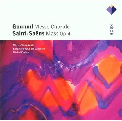 Marie-Claire Alain & Gounod Ch./Saint-Saens C. - Messe Chorale/Messe Op.4