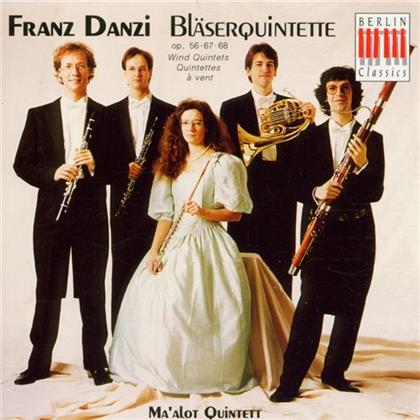 Ma'Alot Quintett & Franz Danzi (1763-1826) - Bläserquintette Op.56,67,68
