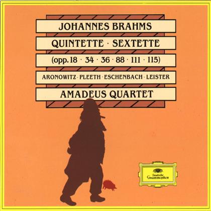 Amadeus Quartet & Johannes Brahms (1833-1897) - Quintette/Sextette (3 CDs)