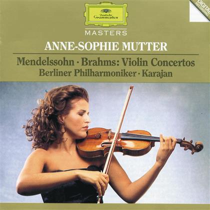 Felix Mendelssohn-Bartholdy (1809-1847), Johannes Brahms (1833-1897), Herbert von Karajan, Anne-Sophie Mutter & Berliner Philharmoniker - Violinkonzerte - Violinconcertos