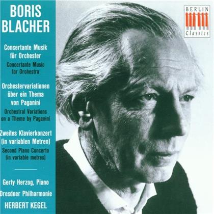 Herzog G./Kegel H./Dp & Boris Blacher (1903-1975) - Orchesterwerke/Klavierkonzert 2