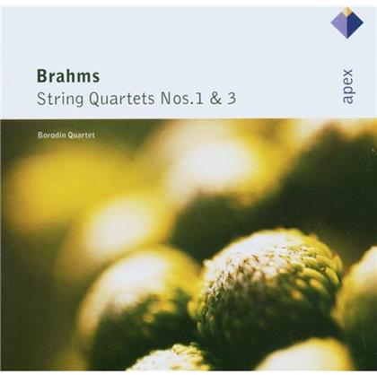 Borodin Quartet & Johannes Brahms (1833-1897) - Streichquartett 1+3