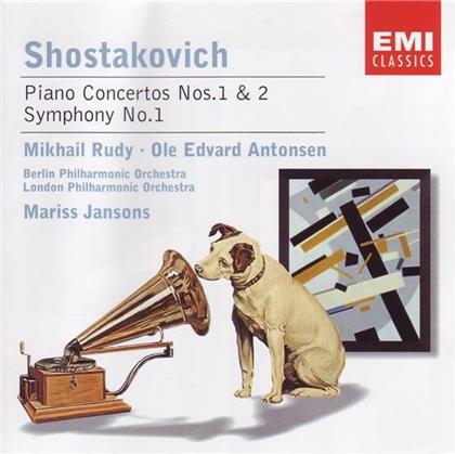 Mikhail Rudy & Dimitri Schostakowitsch (1906-1975) - Klavierkonzert 1,2