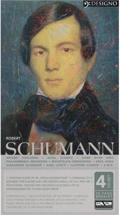 Div Orchester+Solisten & Robert Schumann (1810-1856) - Designo Best Of - Schumann (4 CD)