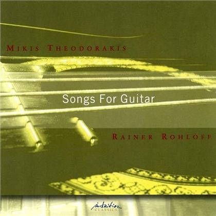 Mikis Theodorakis & Mikis Theodorakis - Songs For Guitar