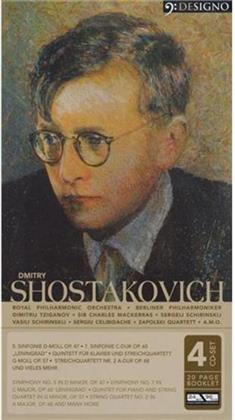 Div Orchester+Solisten & Dimitri Schostakowitsch (1906-1975) - Designo Best Of -Schostakowitsch (4 CDs)